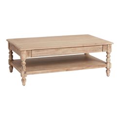 Everett Weathered Natural Wood Coffee Table