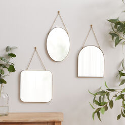 Gold Hanging Wall Mirror Collection