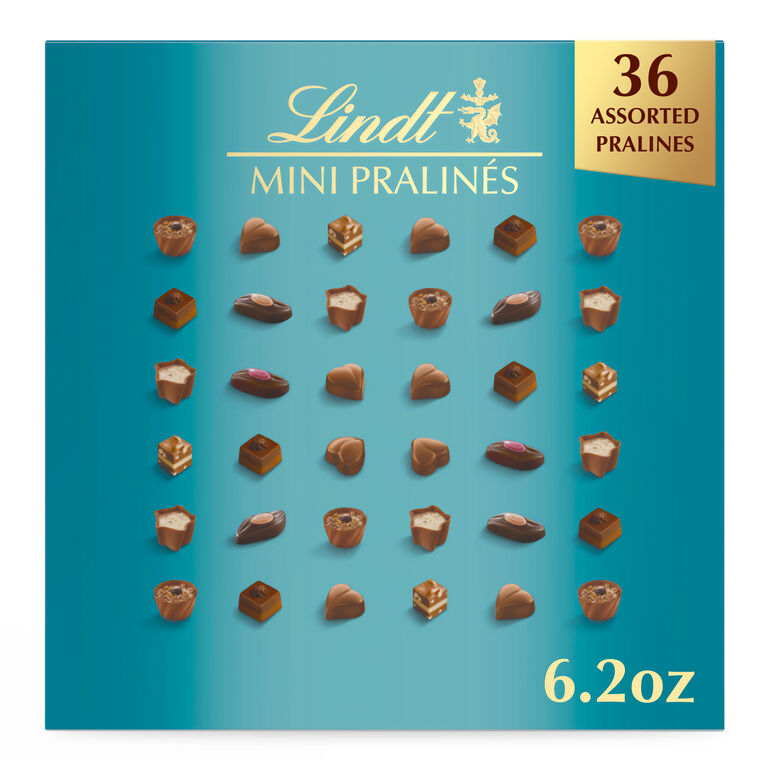 Lindt Assorted Mini Praline Chocolates Gift Box 36 Piece image number 1