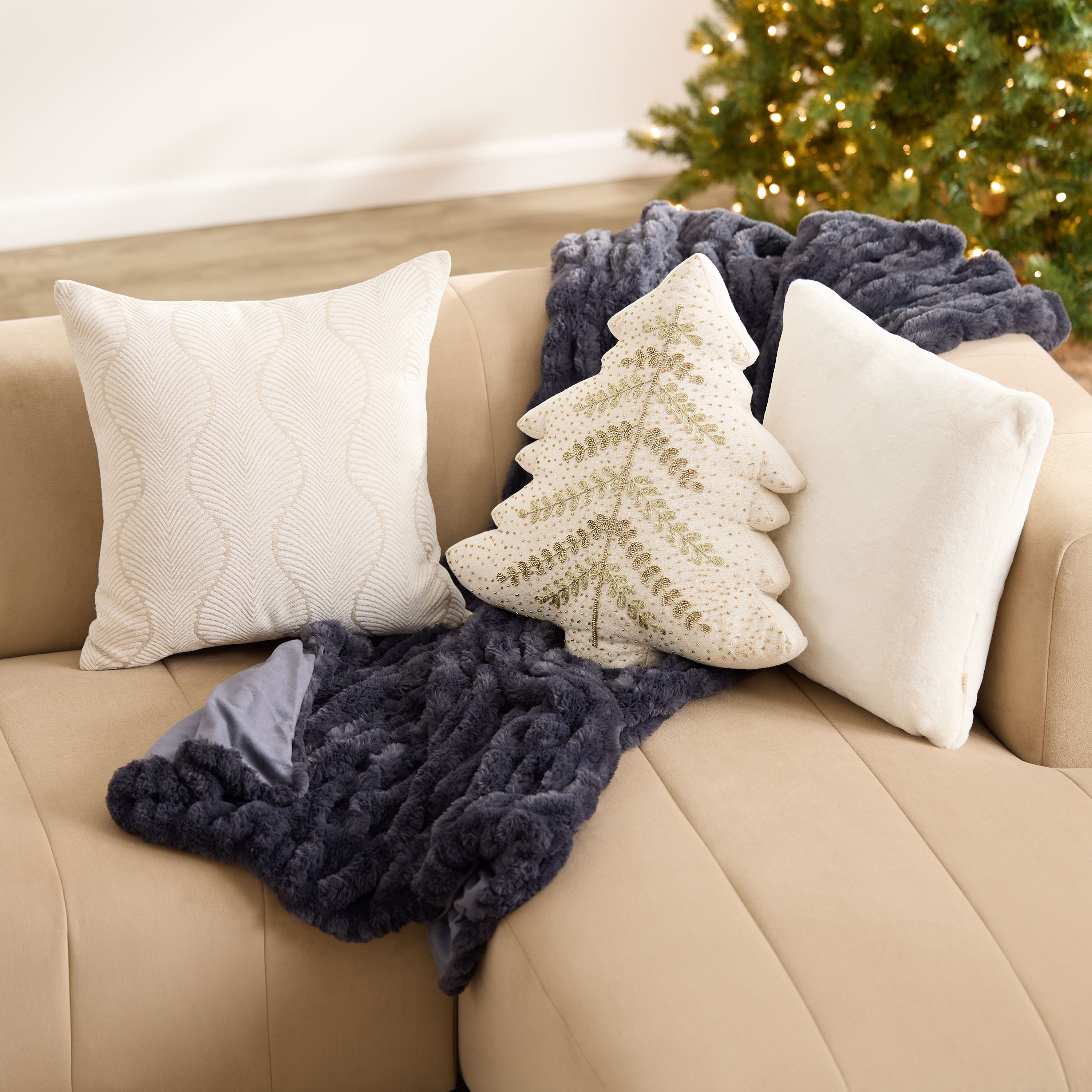 Textured throw shop