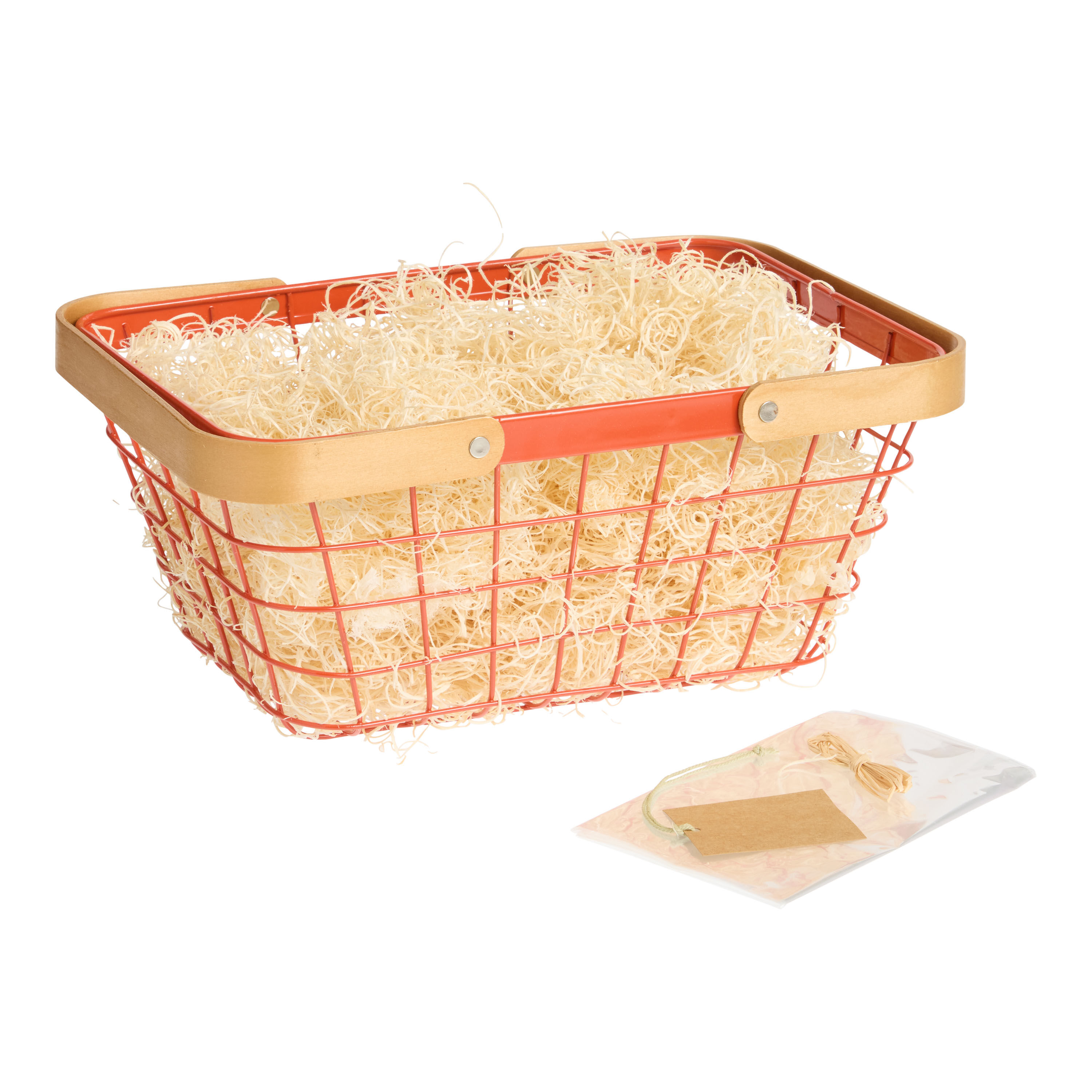 Wire Market Gift Basket Kit with Swing Handles image number 0