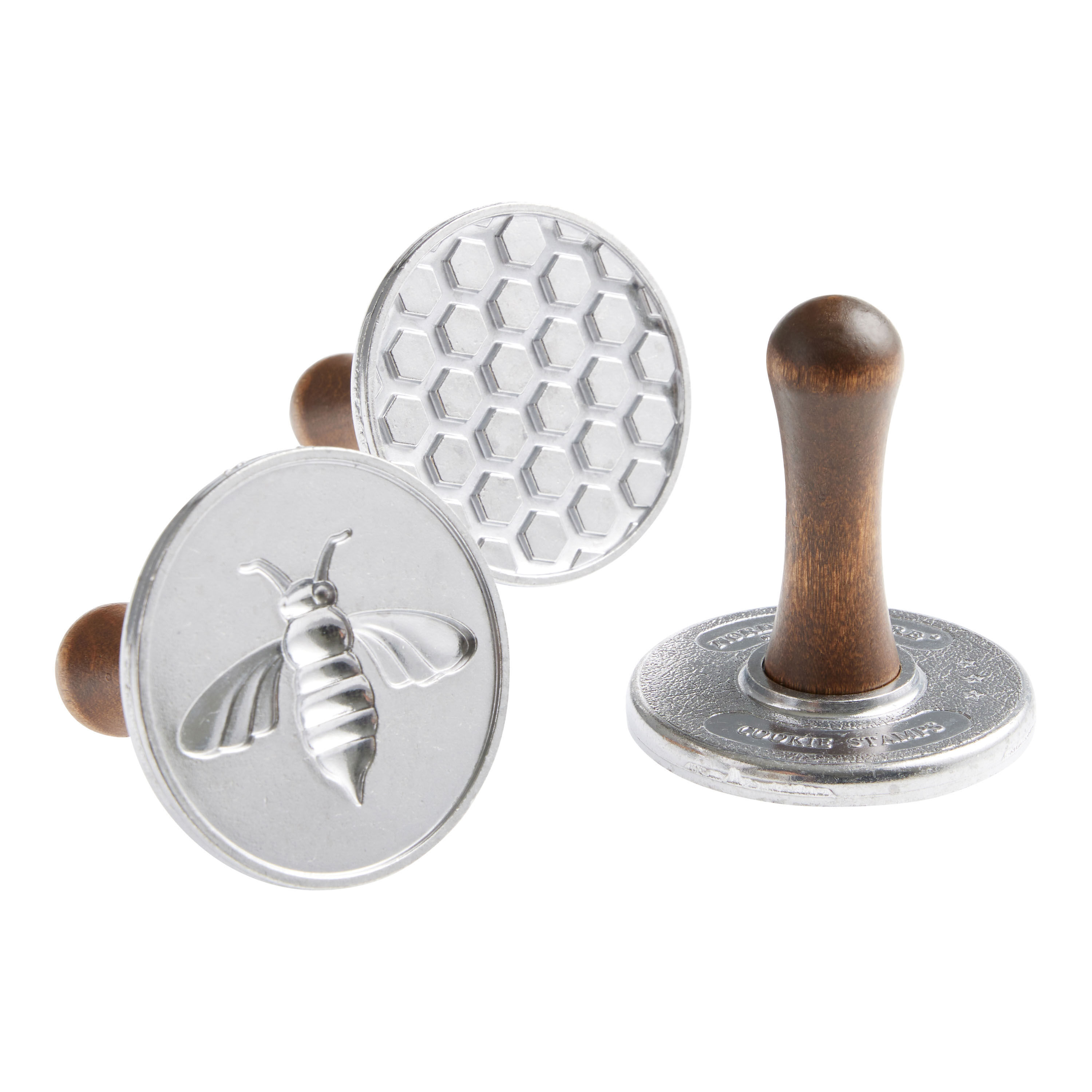 Nordic Ware Cast Aluminum Honeybee Cookie Stamps 3 Pack World Market