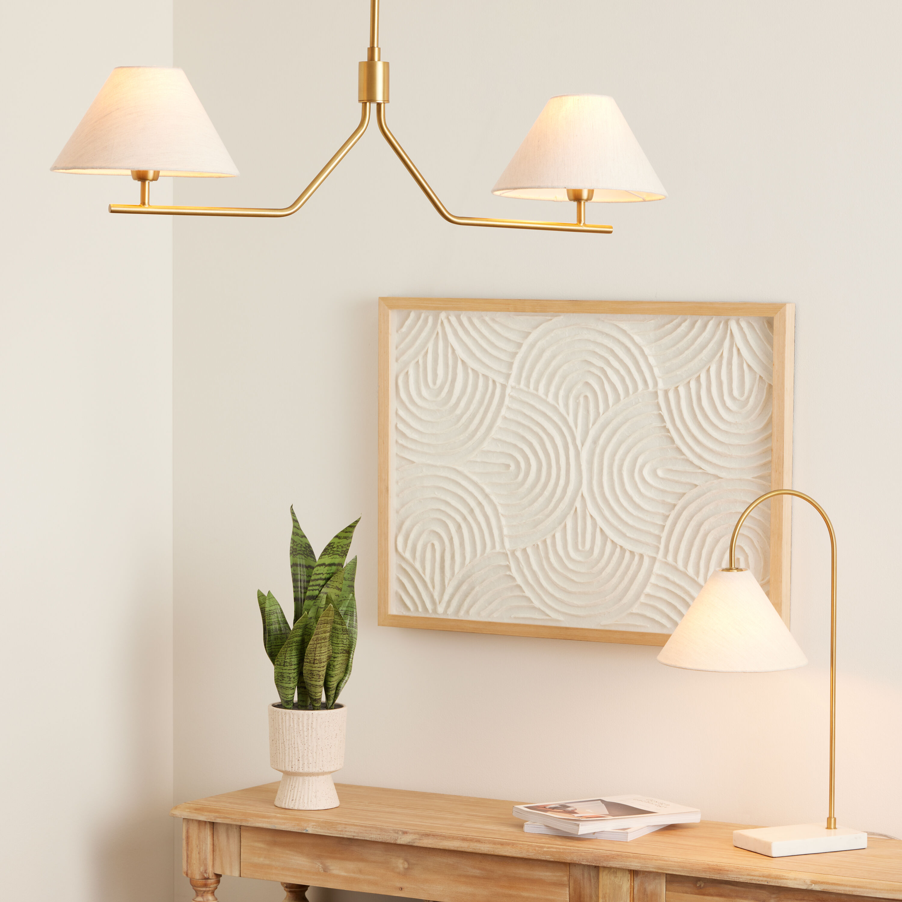 Two light chandelier hotsell