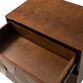 Cadenza Walnut Nightstand with Drawers and Charging Port image number 5