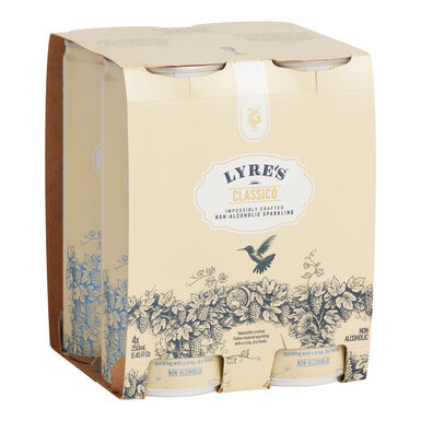Lyre's Non Alcoholic Classico Sparkling Wine 4 Pack Lyre's Non Alcoholic Classico Sparkling Wine 4 Pack