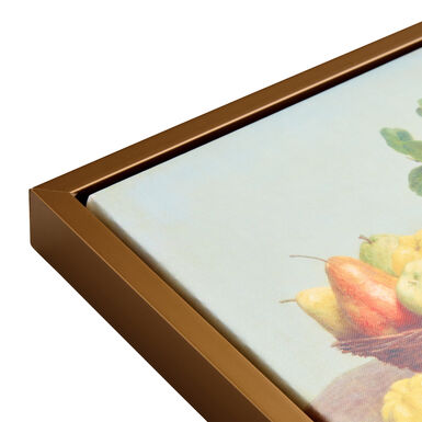 Still Life with Bouquet and Fruit Framed Canvas Wall Art Still Life with Bouquet and Fruit Framed Canvas Wall Art