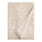 Beth Ivory and Tan Sculpted Vine Towel Collection image number 1