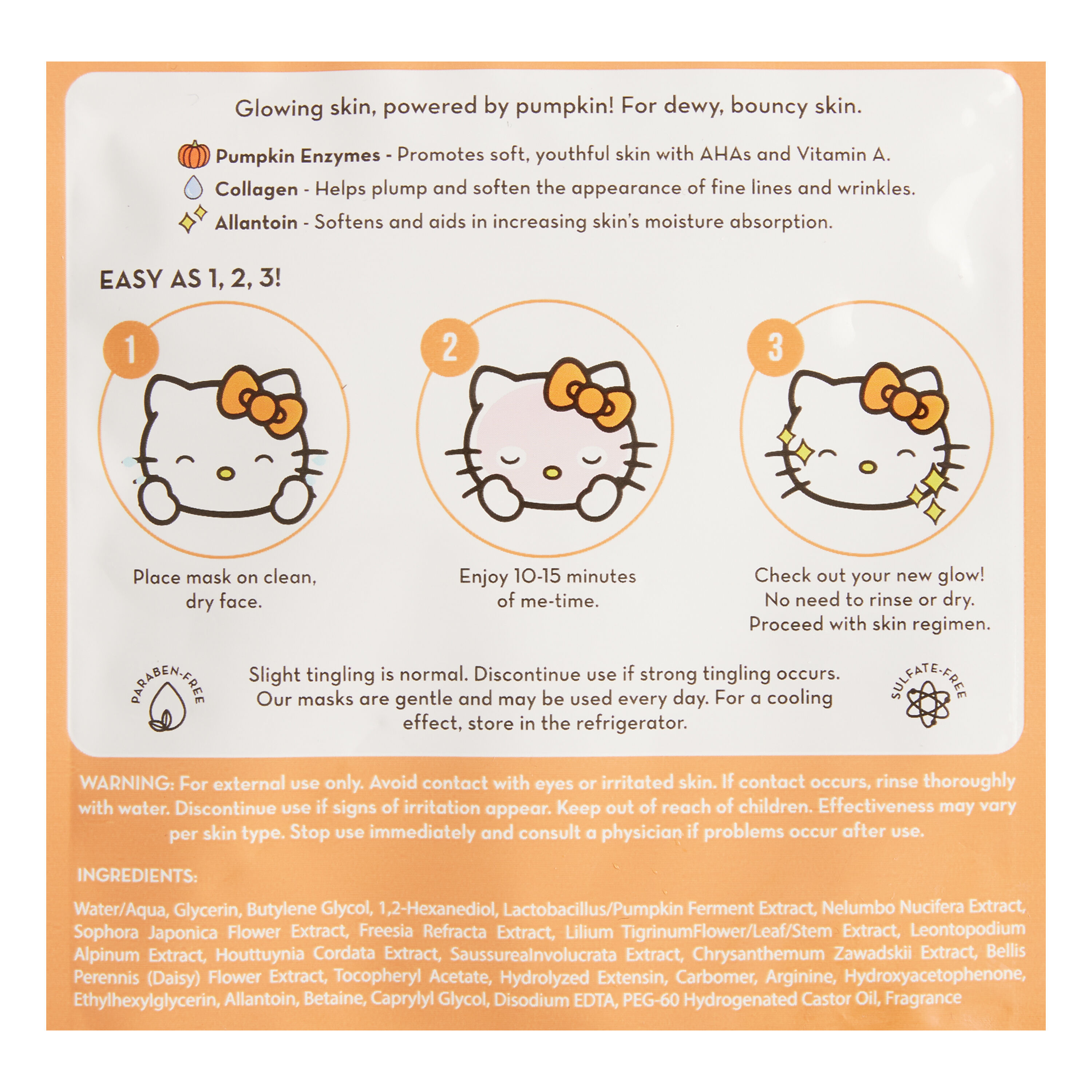 Creme Shop Hello Kitty Plumpkin Korean Beauty Sheet Mask image number 1