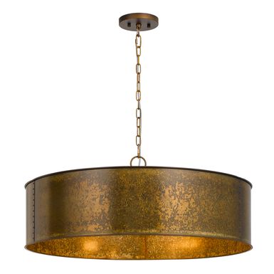 Winta Distressed Bronze Patina 5 Light Pendant Lamp Winta Distressed Bronze Patina 5 Light Pendant Lamp
