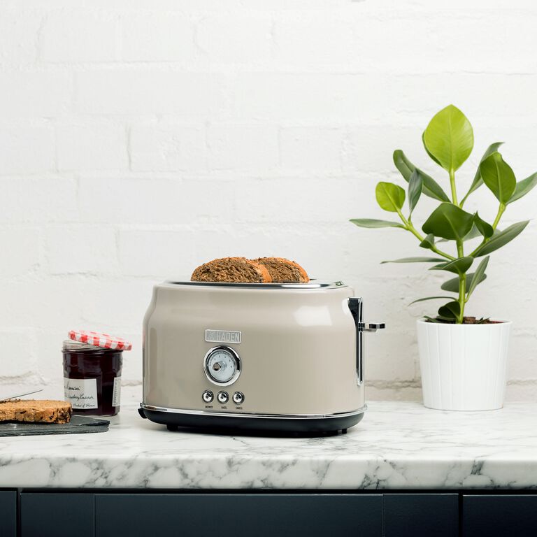 Haden Ivory and Copper Heritage 2 Slice Wide Slot Toaster - World Market