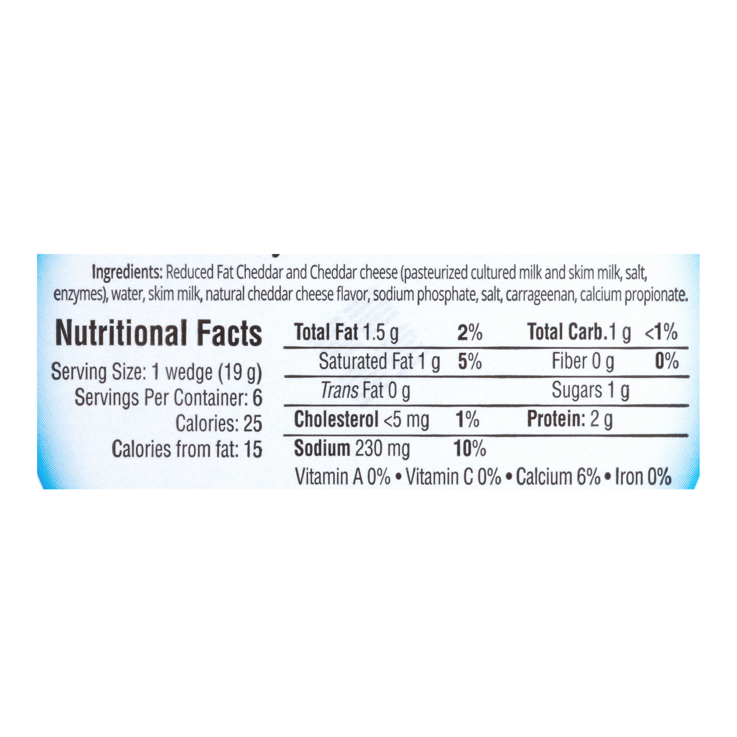 Glacier Ridge Farms White Cheddar Cheese Wedges image number 1