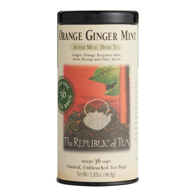 The Republic Of Tea Orange Ginger Mint Herbal Tea 36 Count The Republic Of Tea Orange Ginger Mint Herbal Tea 36 Count