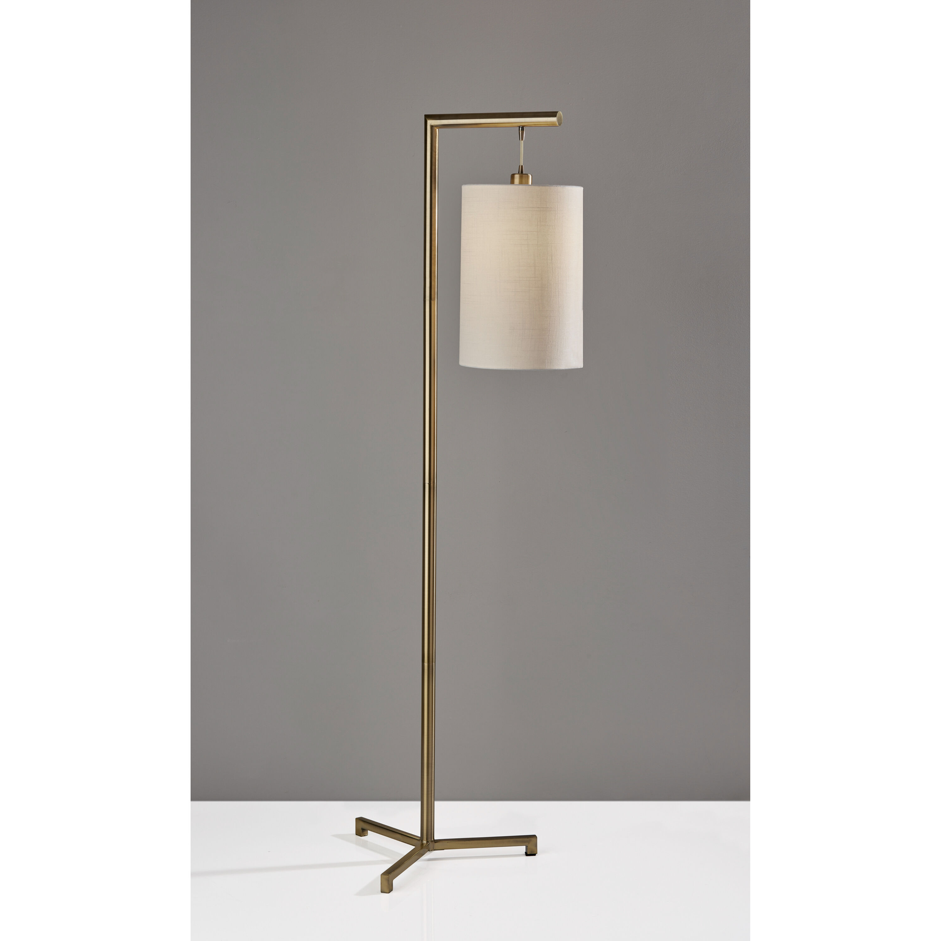Floor lamp hanging shop shade
