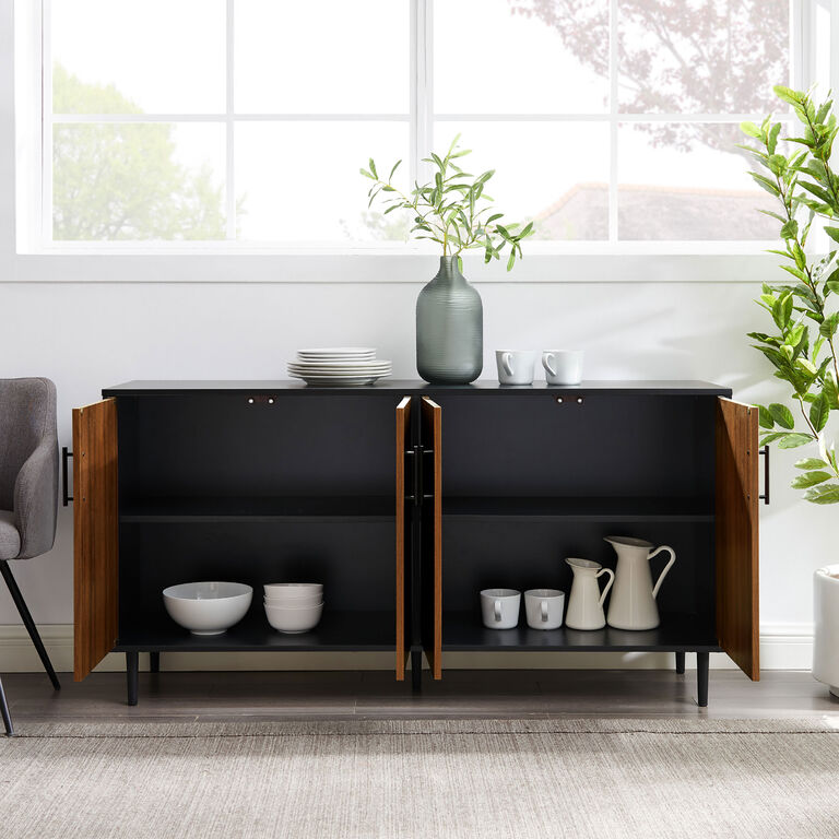 Galia Two Tone Mid Century Sideboard image number 5