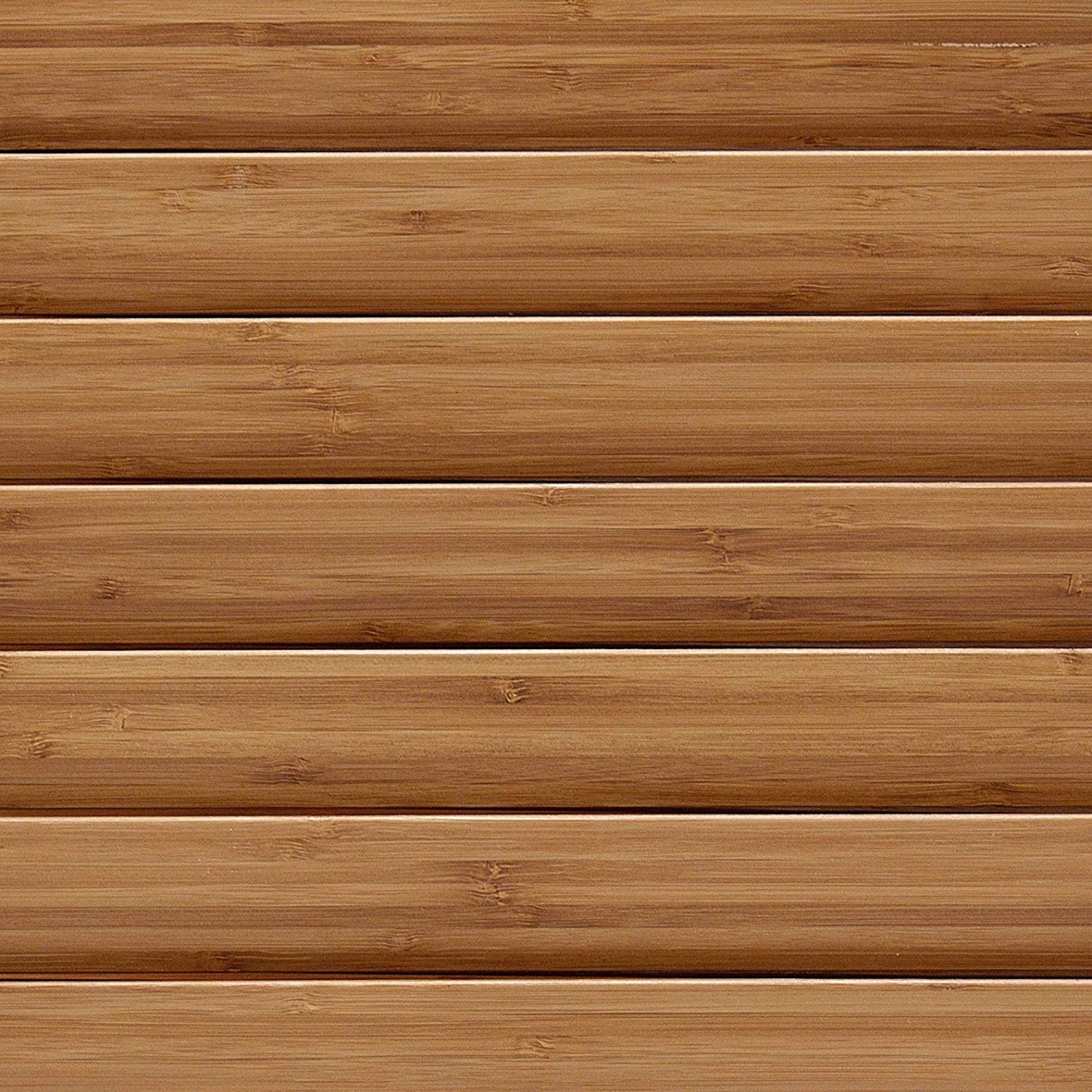 Boridi Natural Wood and Bamboo 3 Panel Folding Screen image number 2