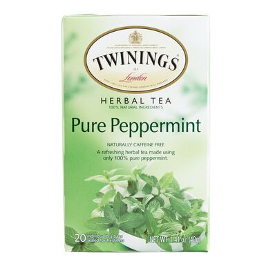 Twinings Pure Peppermint Tea 20 Count Twinings Pure Peppermint Tea 20 Count