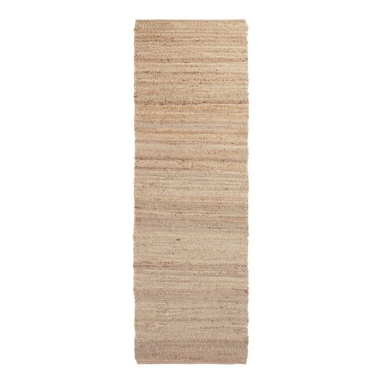 Natural Woven Jute and Cotton Reversible Area Rug image number 3