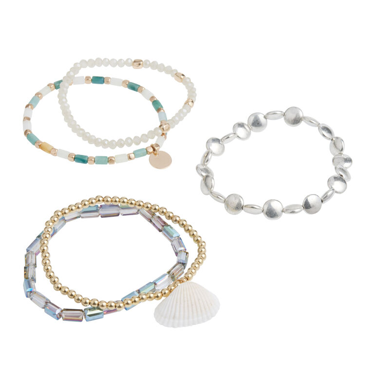 Nisha Three Strand Stretch Bracelet Nisha Three Strand Stretch Bracelet