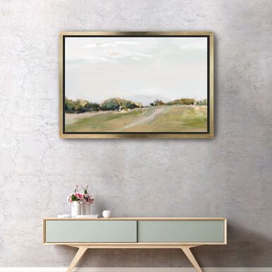 Golden Grasslands by Isabelle Z Framed Canvas Wall Art Golden Grasslands by Isabelle Z Framed Canvas Wall Art
