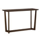 Halifax Dark Walnut Trestle Console Table image number 0