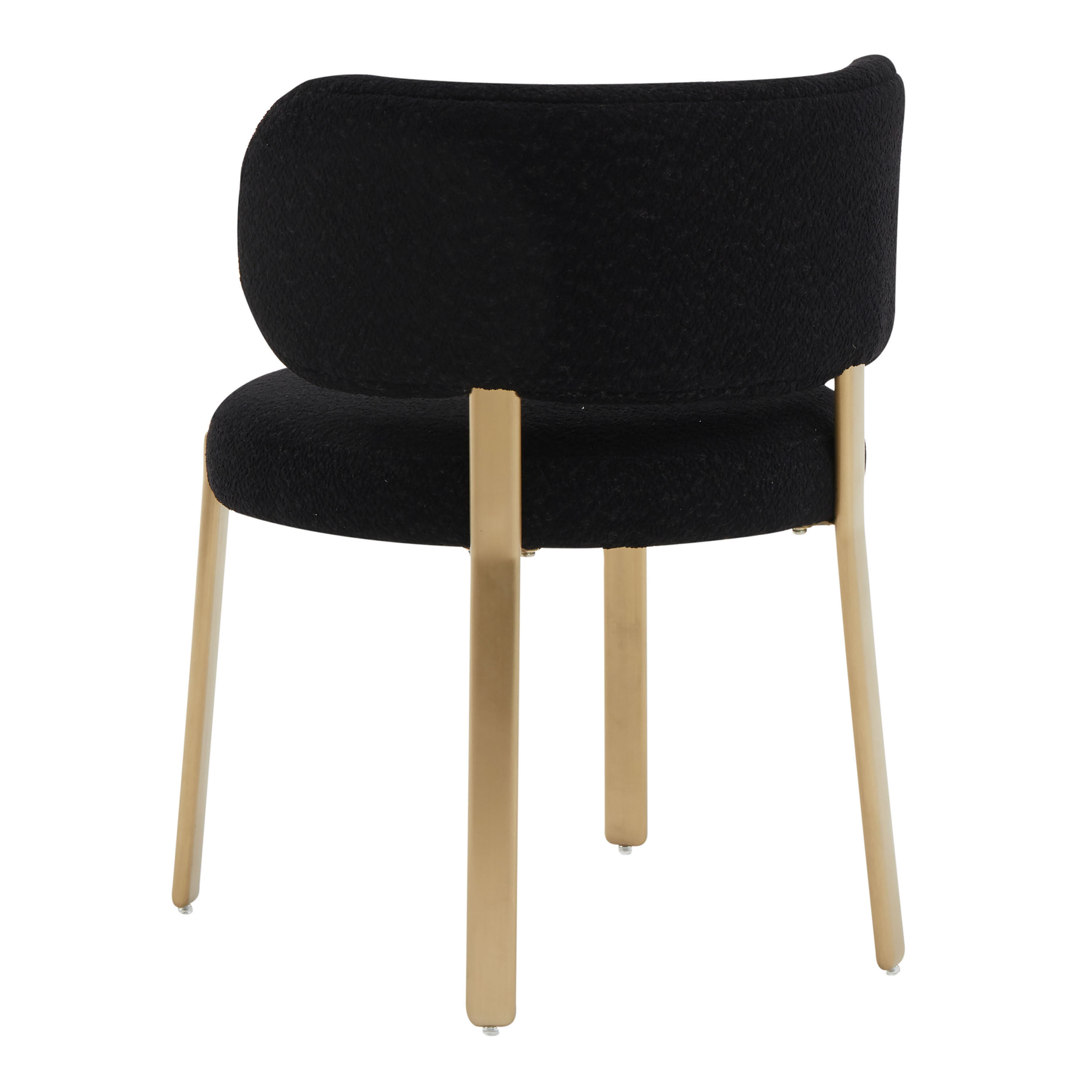 Porter Boucle Curved Split Back Upholstered Dining Chair image number 3