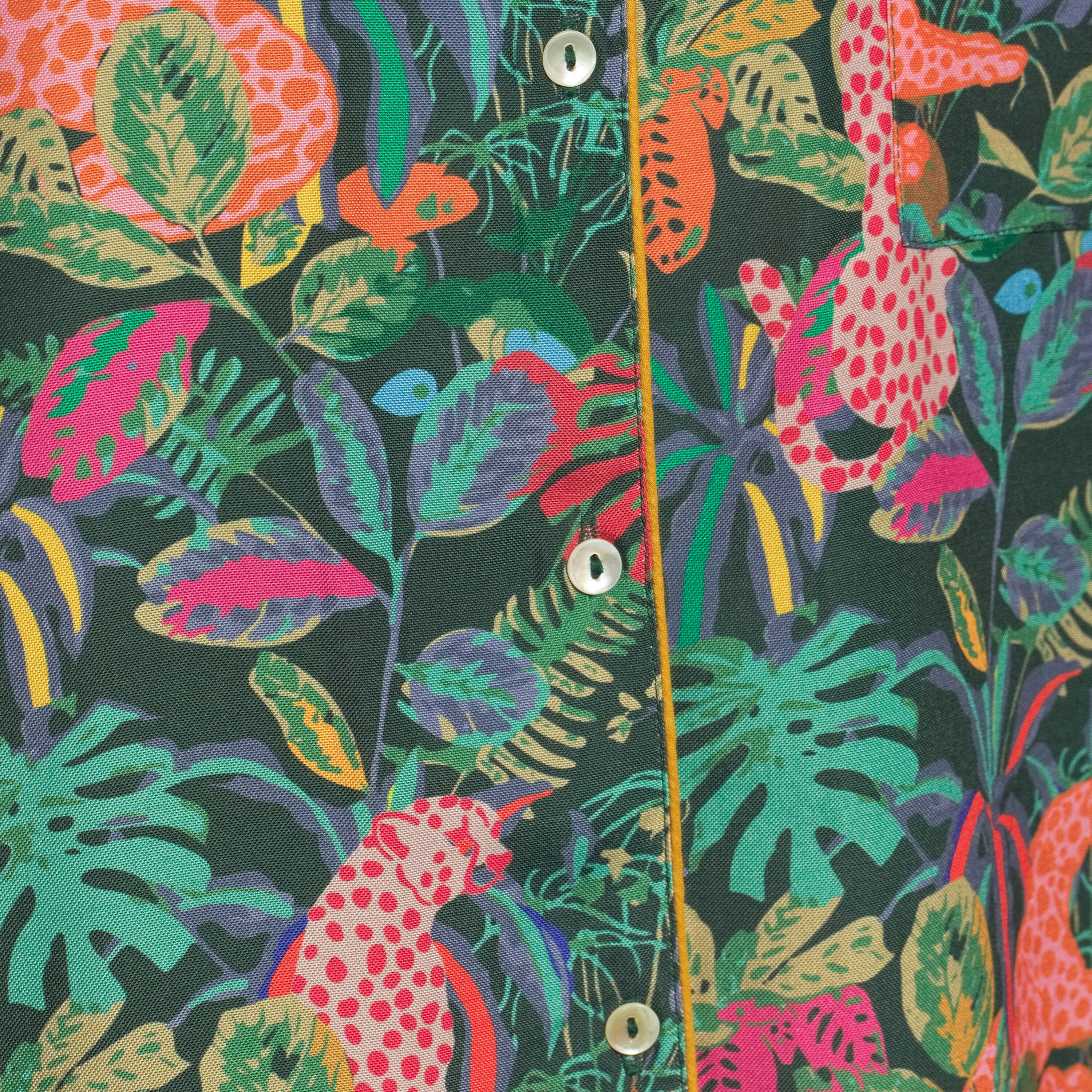 Multicolor Satin Tropical Jungle Leopard Nightshirt World Market