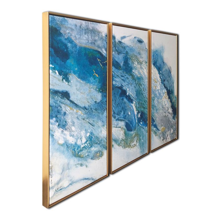 Abstract Regalite Triptych Framed Canvas Wall Art 3 Piece by World Market