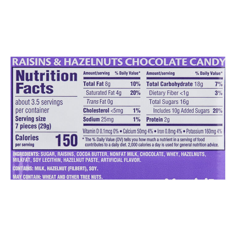 Milka Milk Chocolate with Raisins and Hazelnuts, 270g