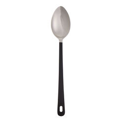 Matte Black and Brass Stainless Steel Cooking Spoon