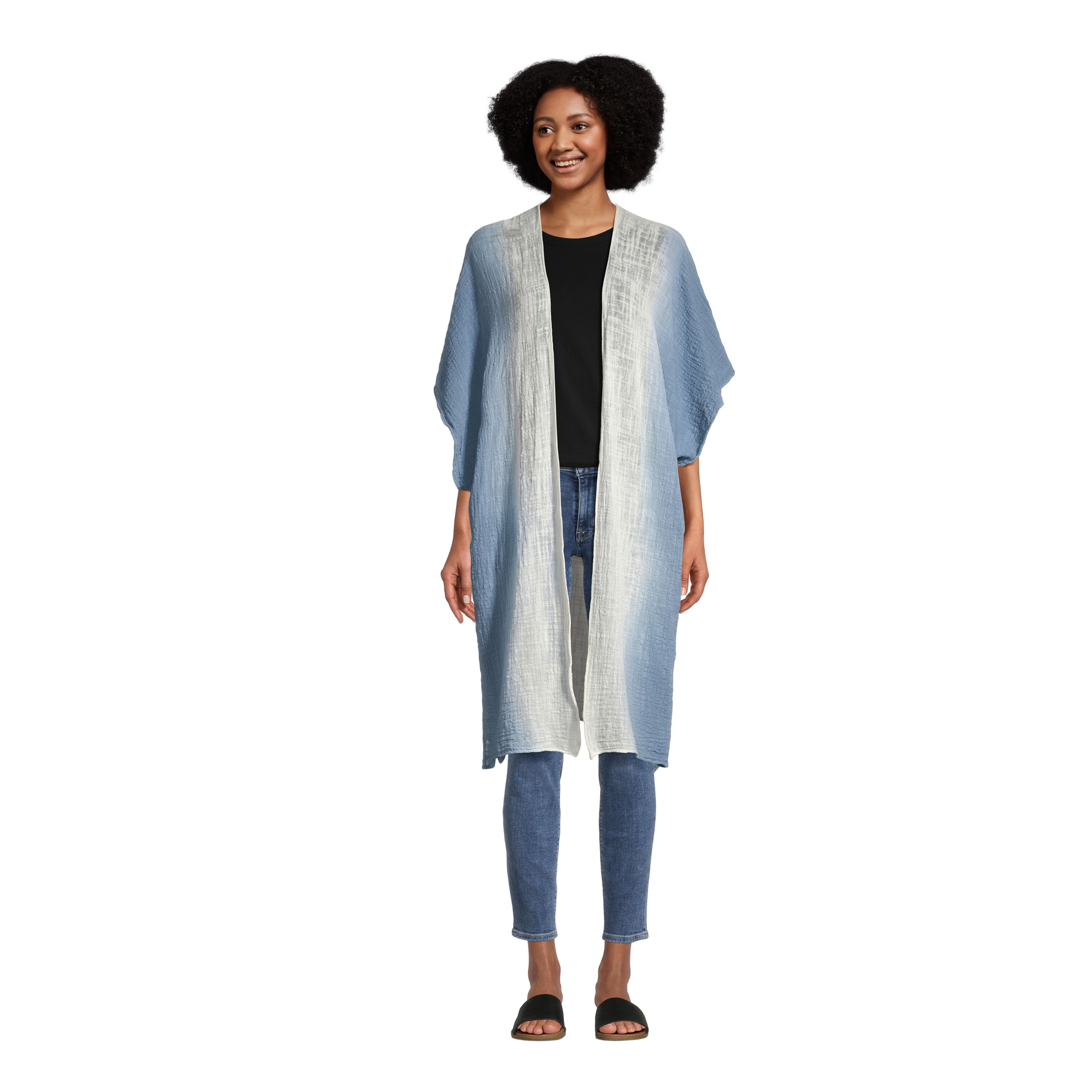 Gauze kimono cardigan best sale