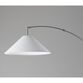 Braxton Metal Cone Shade Adjustable Arc Floor Lamp image number 1