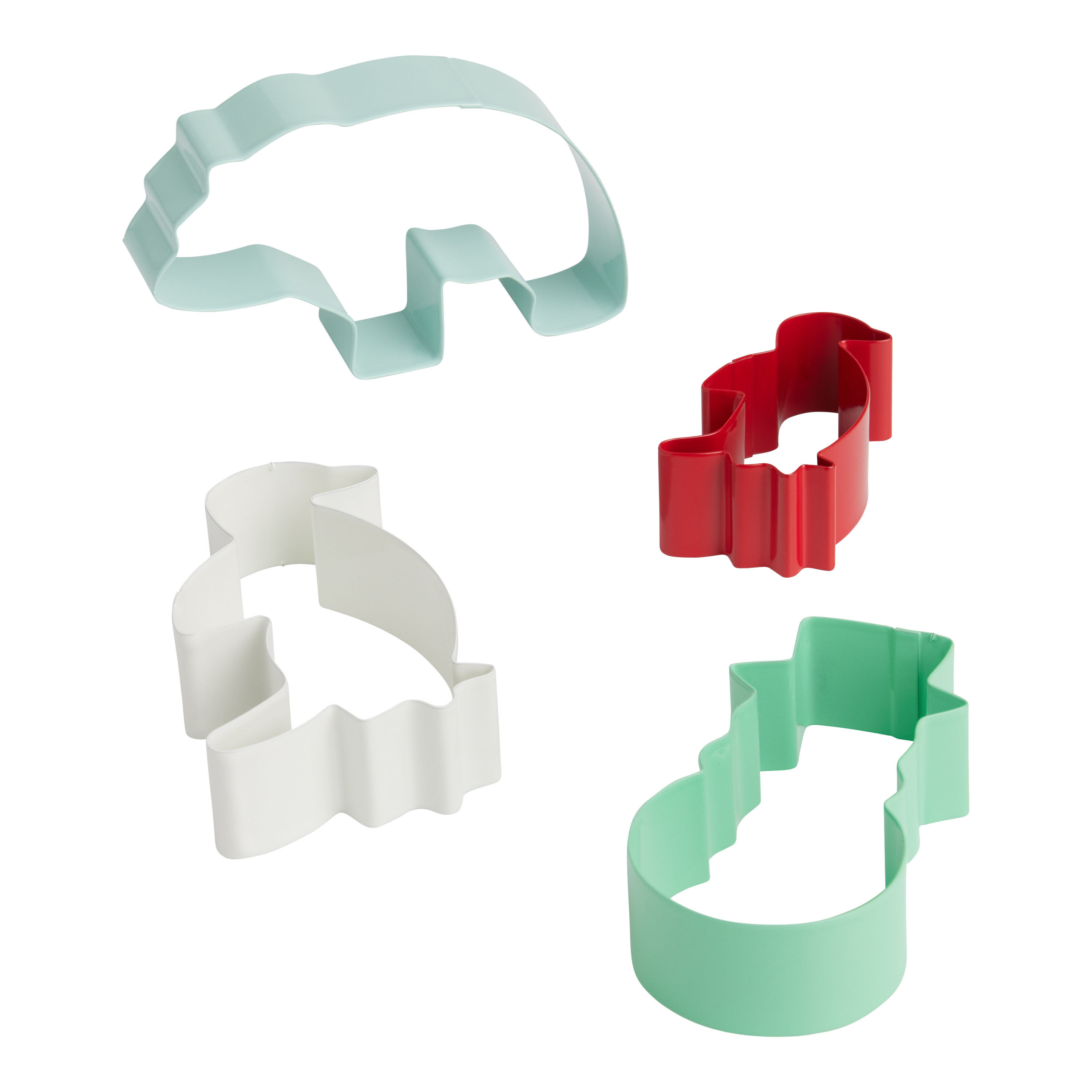 Polar Party Stainless Steel Cookie Cutter Gift Set 4 Pack image number 0