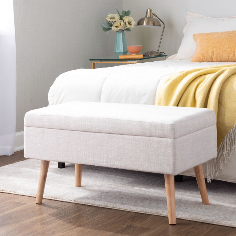 Tulare Upholstered Storage Bench image number 2