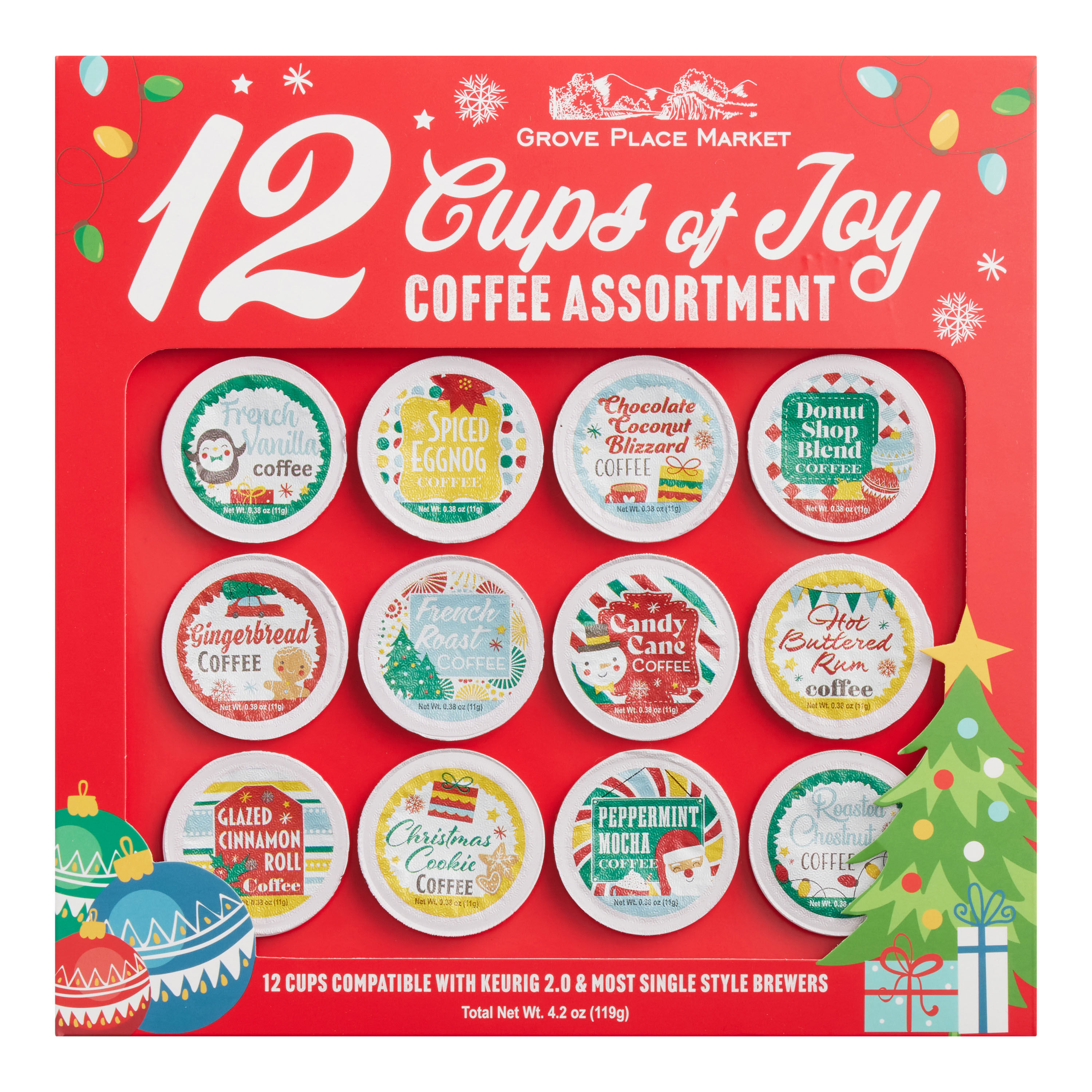 12 Coffees Of Christmas Coffee Pods 12 Count World Market
