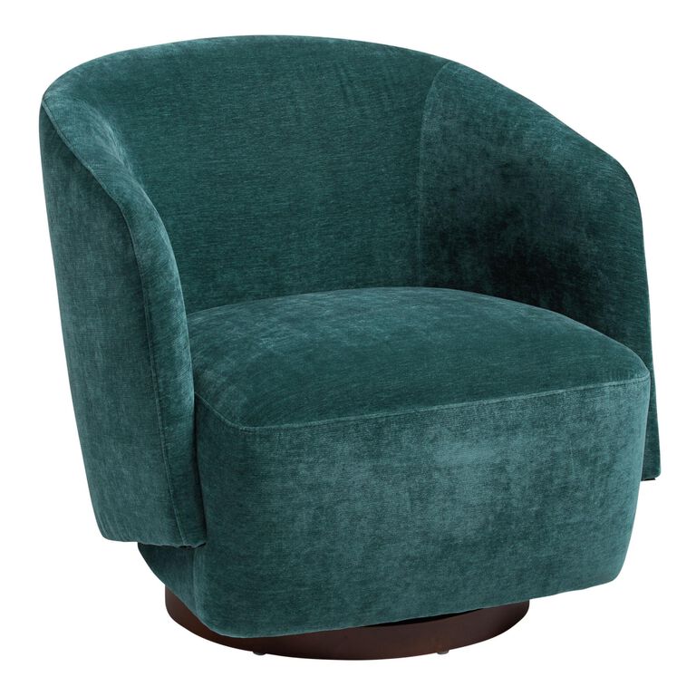 Sophie Upholstered Swivel Chair image number 1
