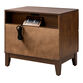Cadenza Walnut Nightstand with Drawers and Charging Port image number 4