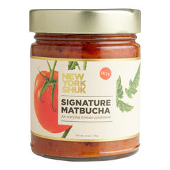 New York Shuk Matbucha with Olives and Mint Tomato Condiment