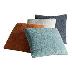 Oversized Textured Boucle Throw Pillow