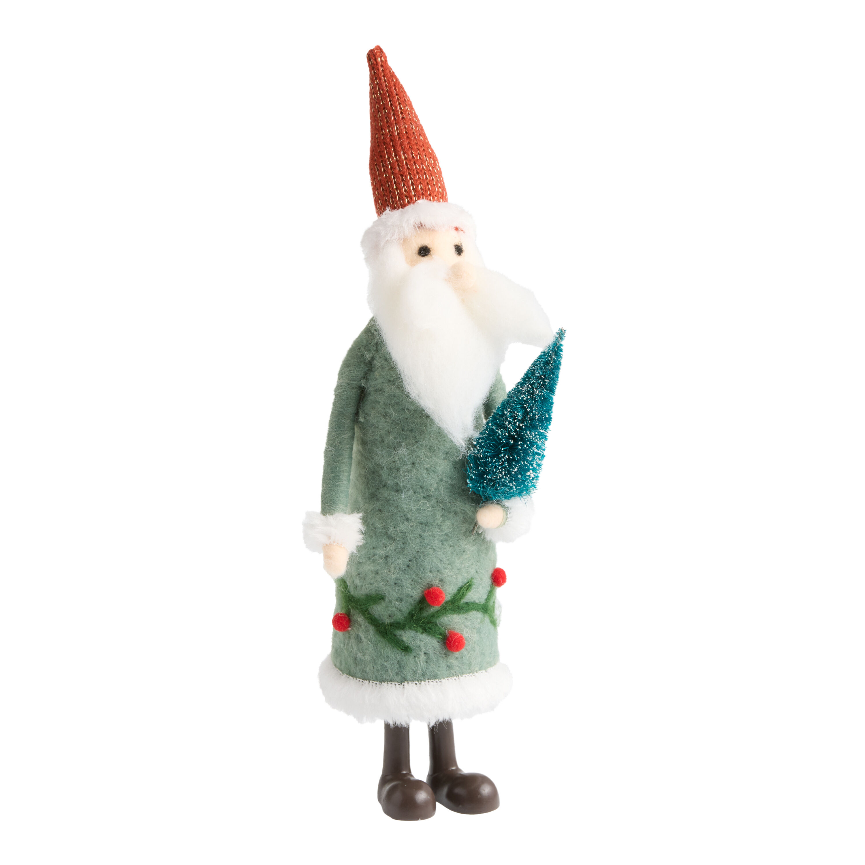 Wool Folkloric Santa Decor image number 1