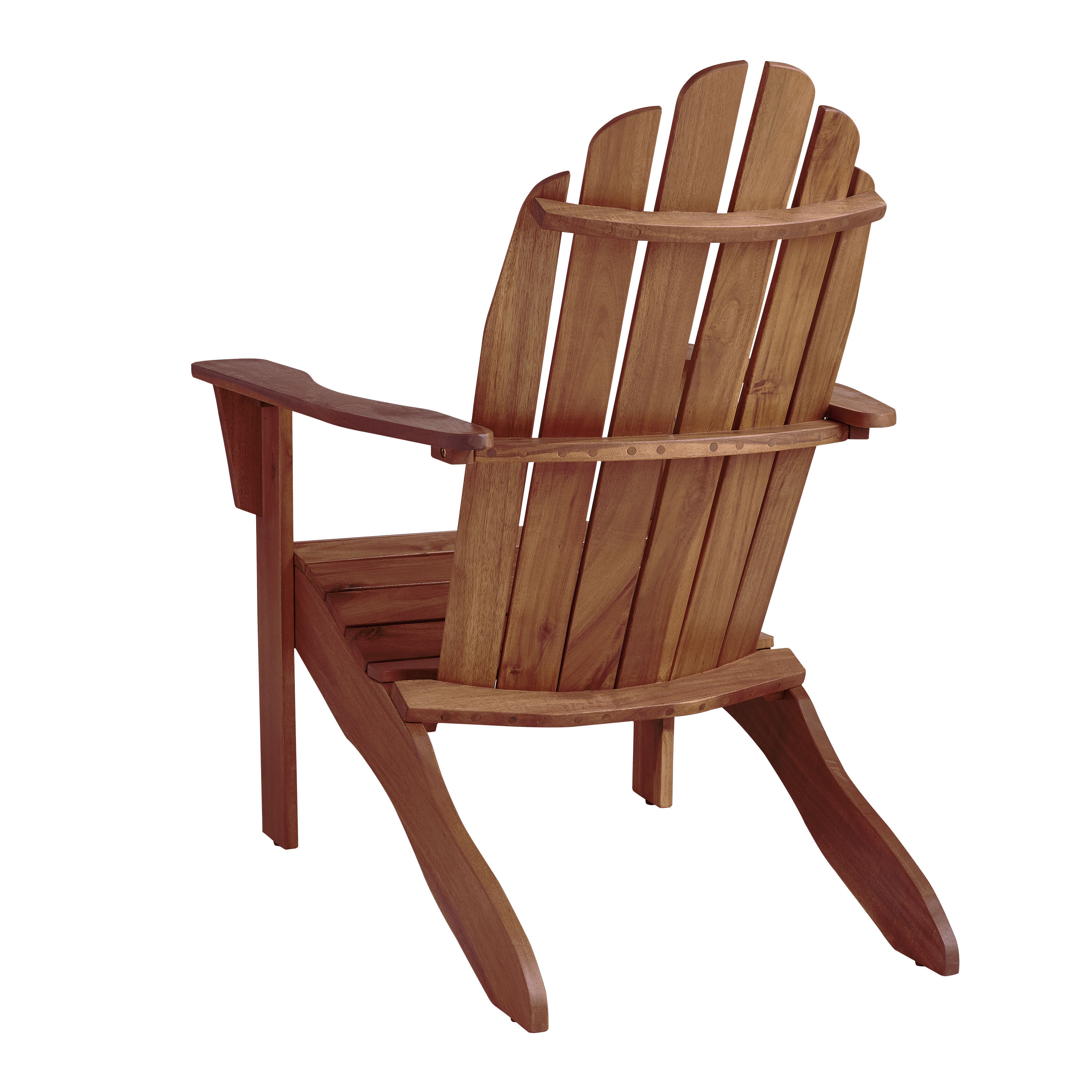 Slatted Wood Adirondack Chair image number 3
