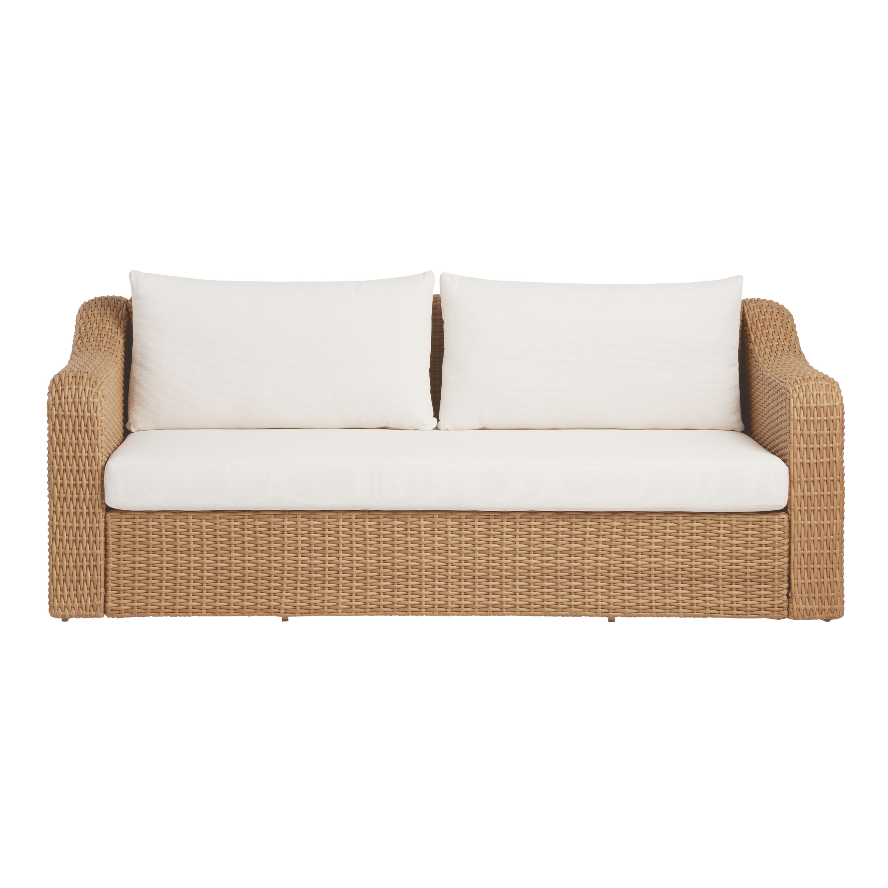 San Marcos All Weather Wicker Deep Seat Outdoor Sofa World Market