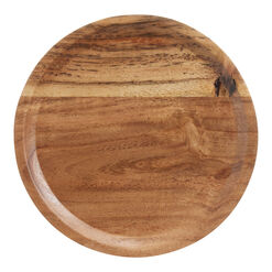Natural Acacia Wood Snack Plate
