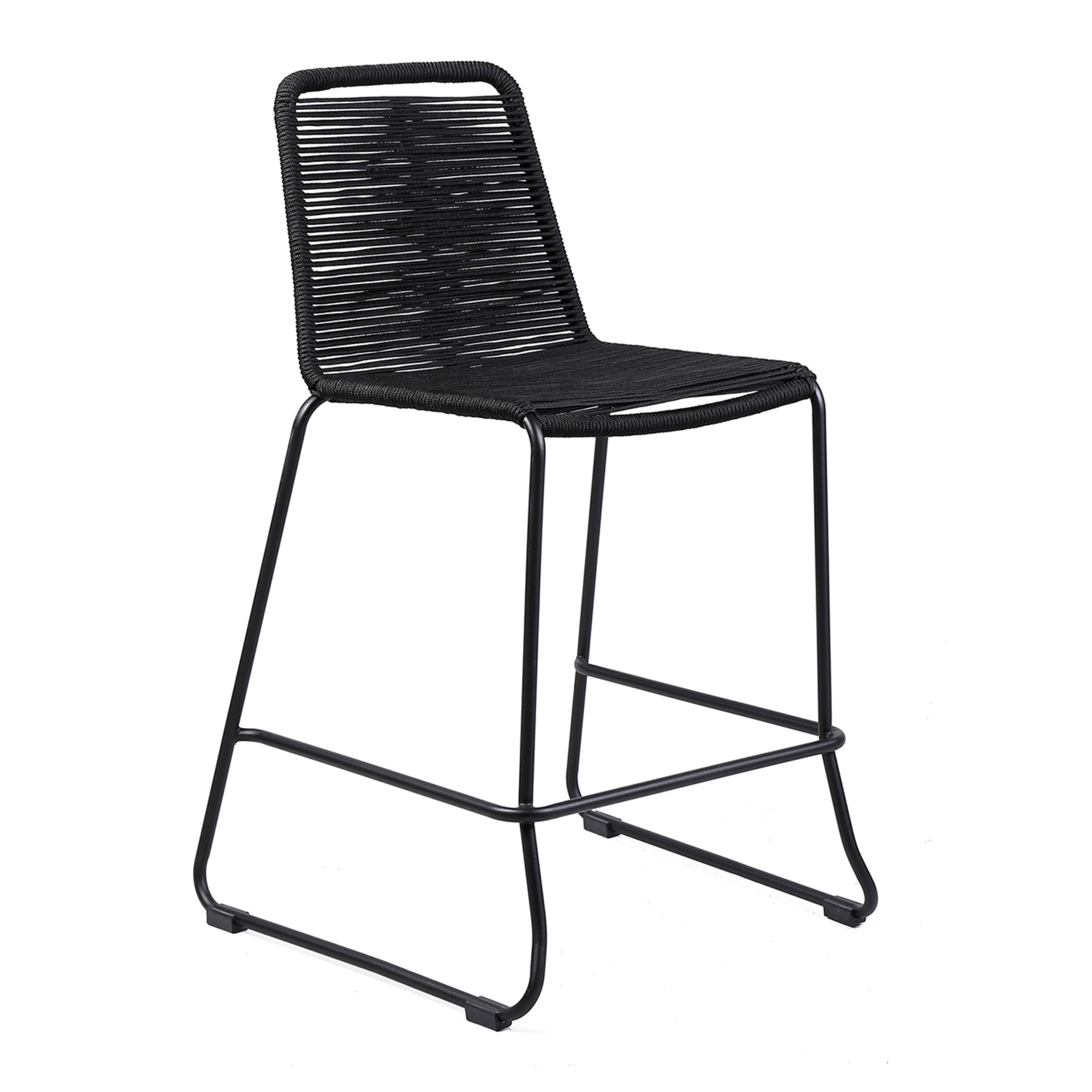 Palaos Rope and Steel Outdoor Barstool 2 Piece Set image number 0