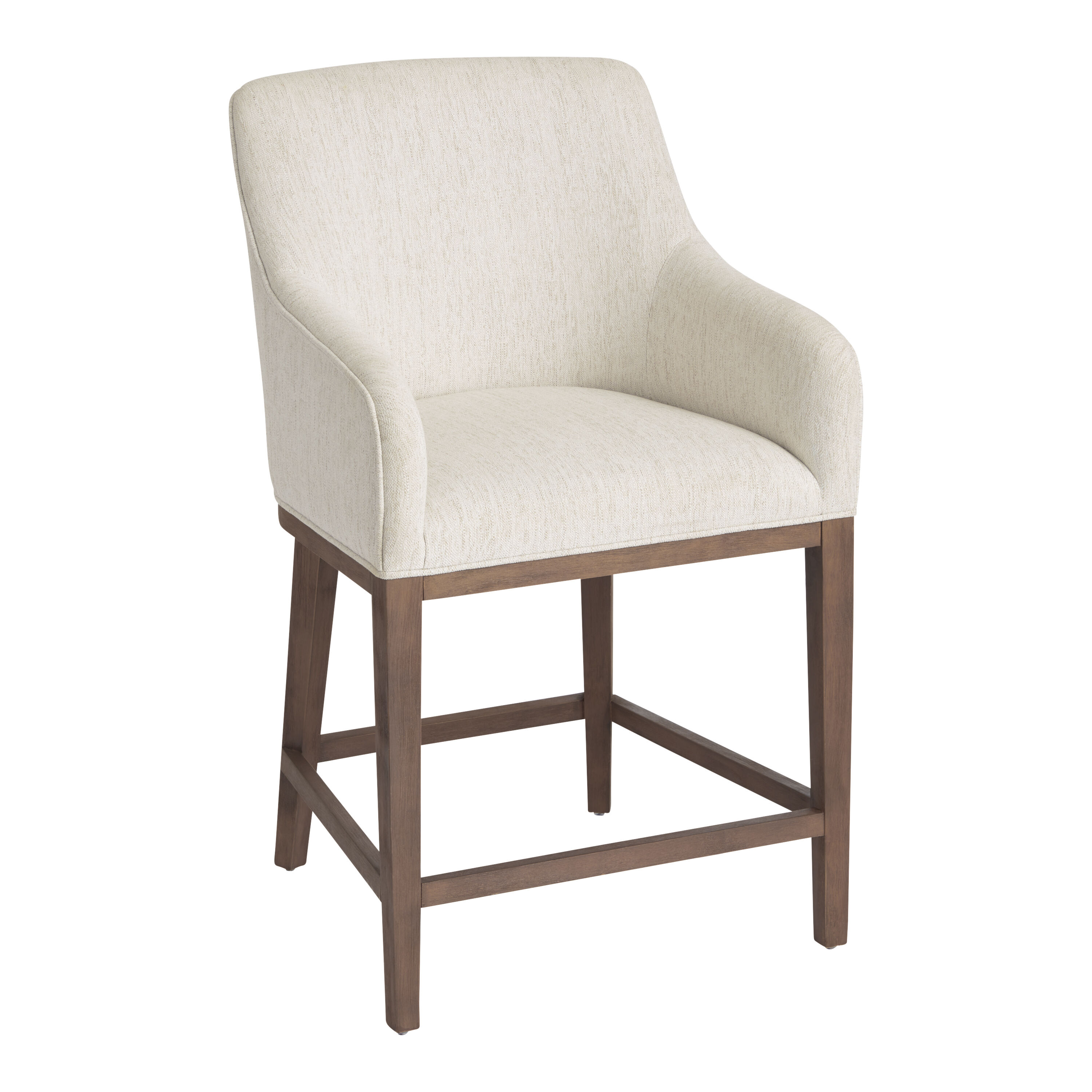 Upholstered counter sales stools