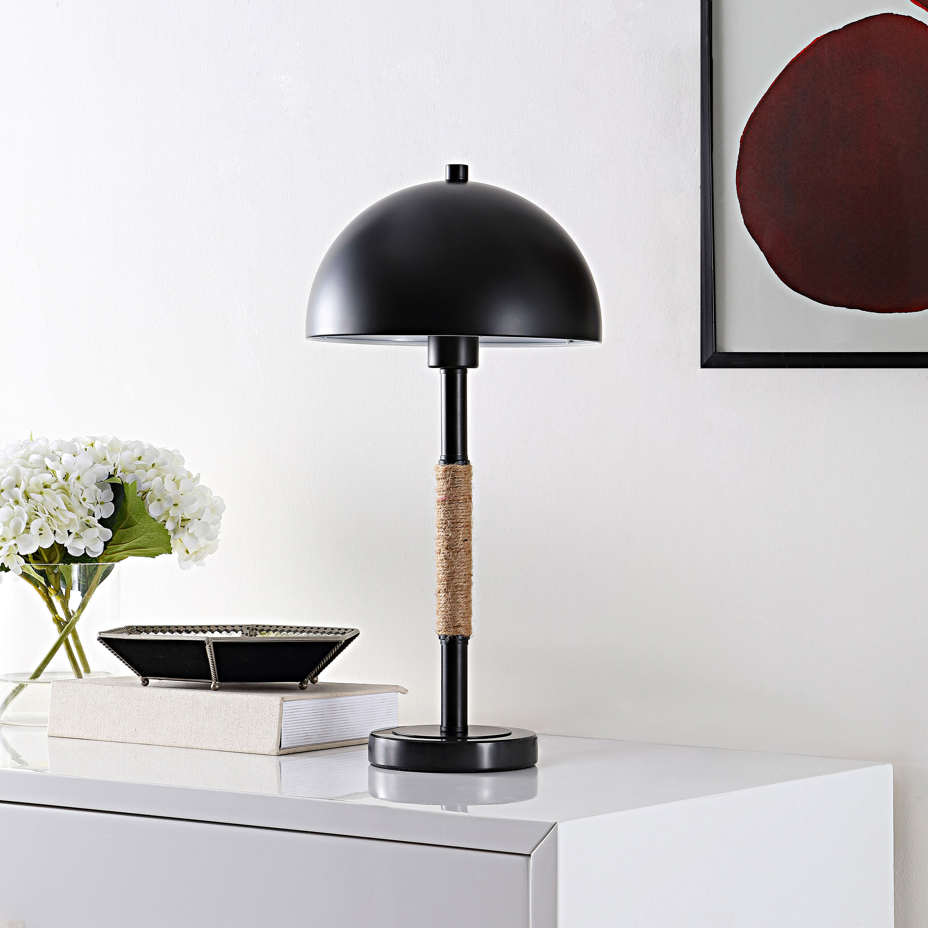 Marble base discount table lamp