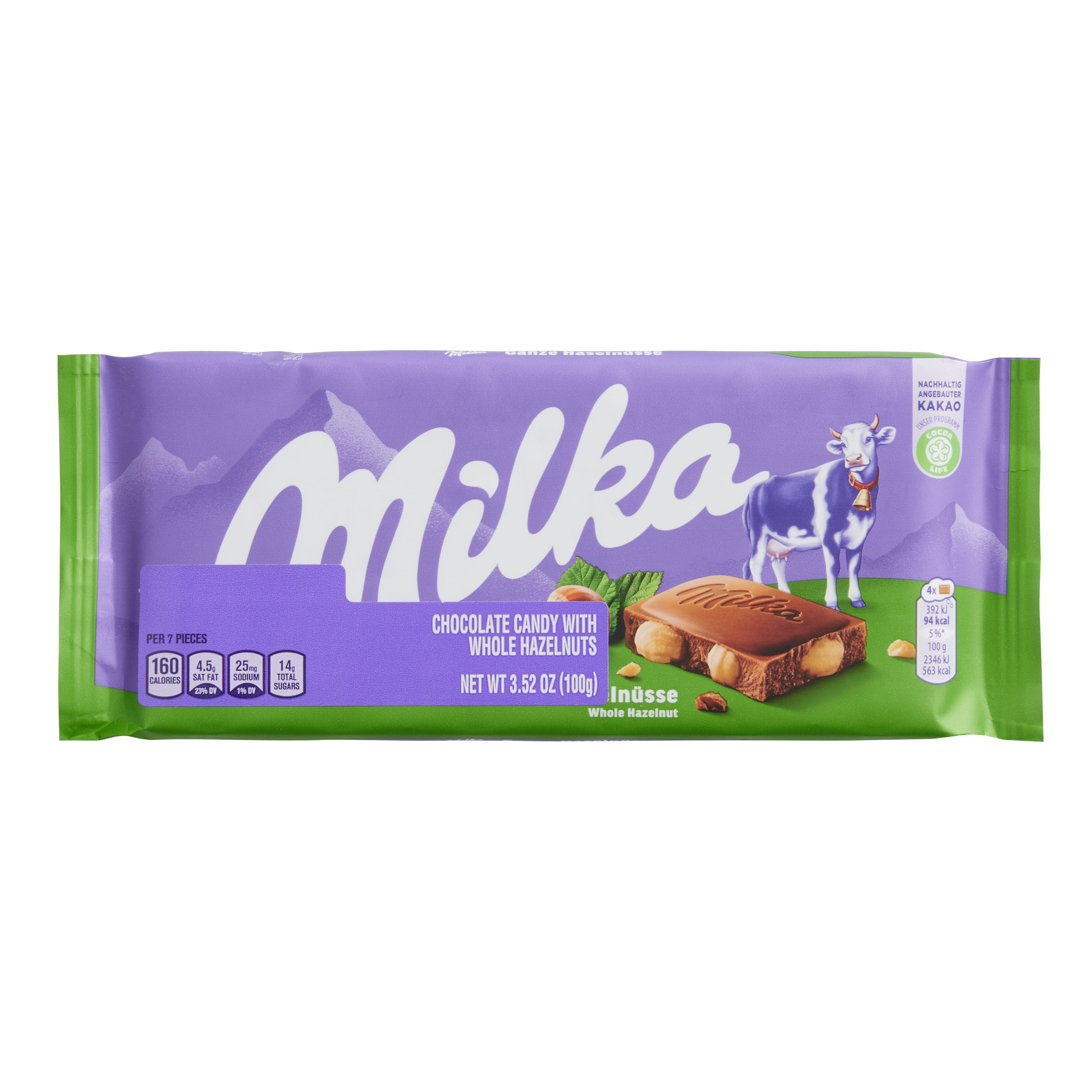 Milka Whole Hazelnut Milk Chocolate Bar World Market