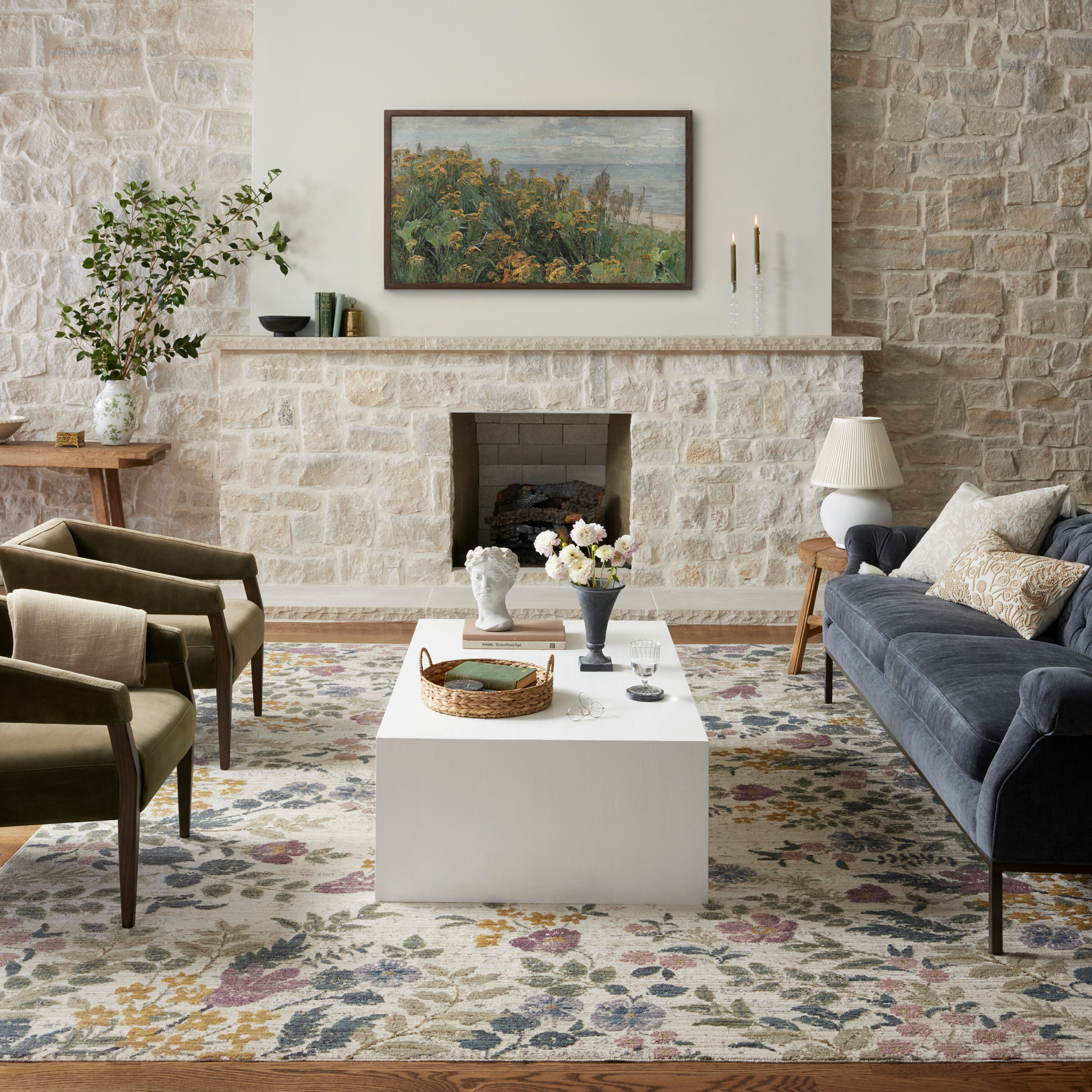 Floral hotsell area rugs
