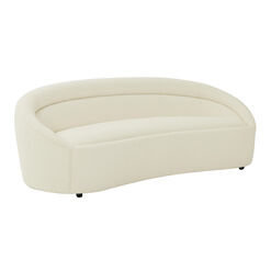 Keswick Cream Boucle Curved Sofa