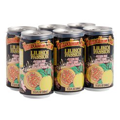 Hawaiian Sun Lilikoi Passion Juice Drink 6 Pack