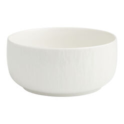 Stella White Textured Cereal Bowl